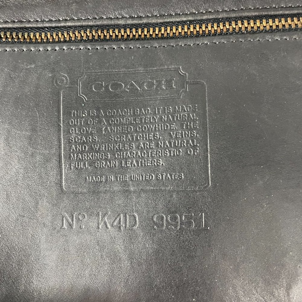 Vintage Coach # 9951 Patricia's Legacy Bag, Black - Picture 14 of 16